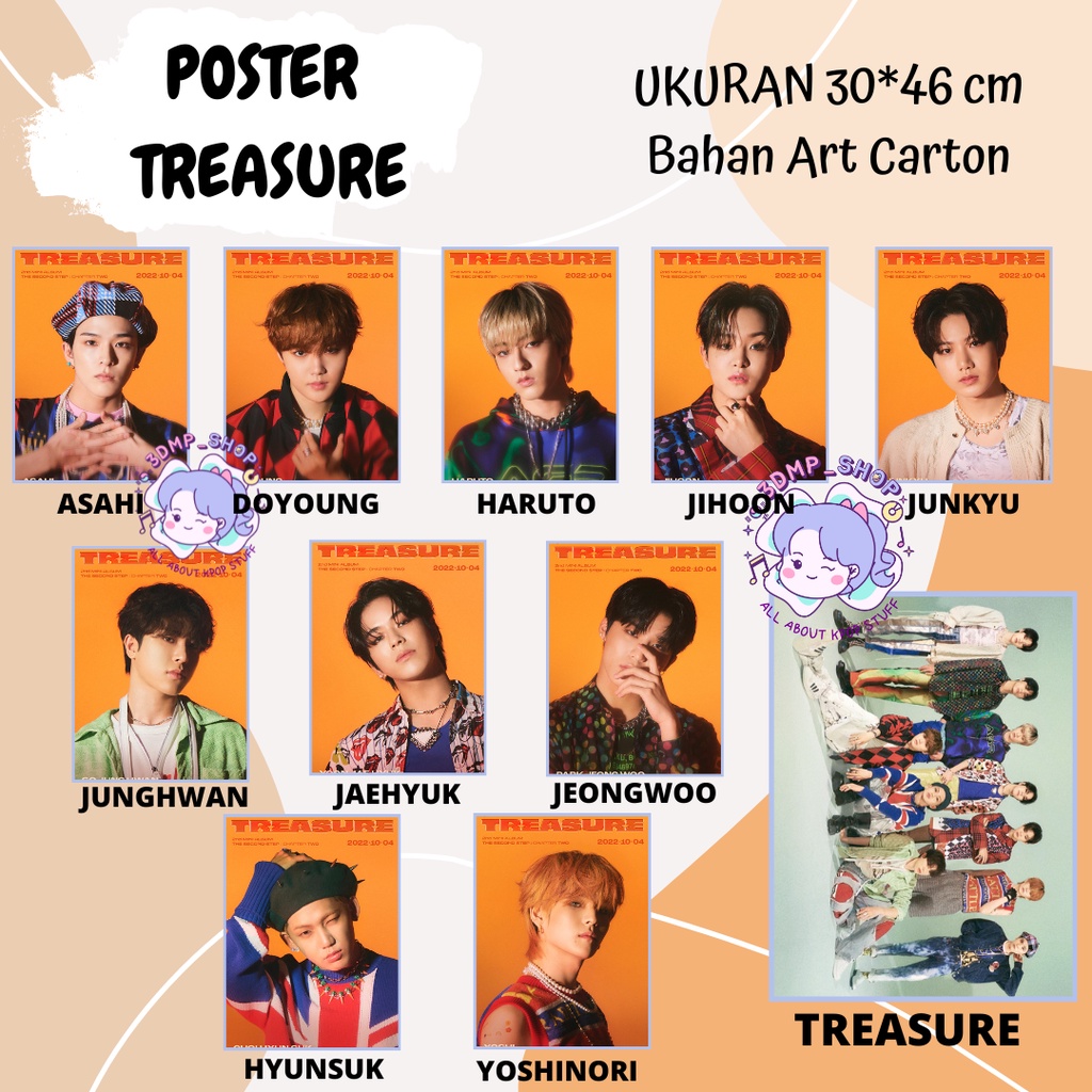 POSTER A3 TREASURE HELLO