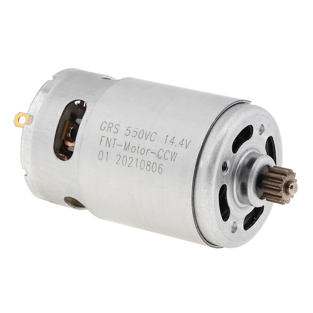 10.8-25v 21500-29000RPM RS550 Motor DC Untuk Obeng Bor Listrik Dengan Dua Kecepatan12Gigi