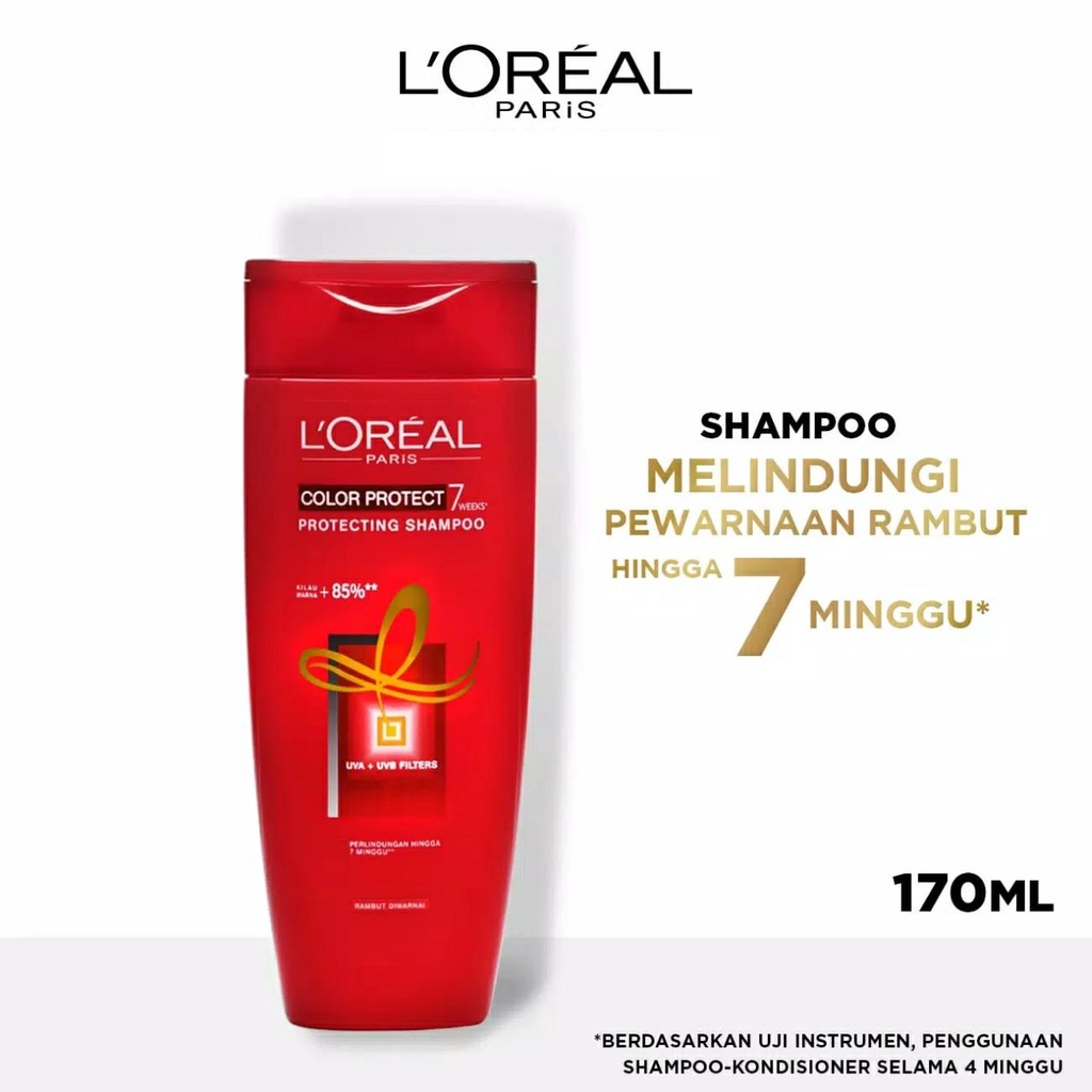 L'Oreal Paris Shampoo 170 ML | Anti Rontok | Total Repair | Ultra Nourshing  | Color Protect LOREAL BY AILIN