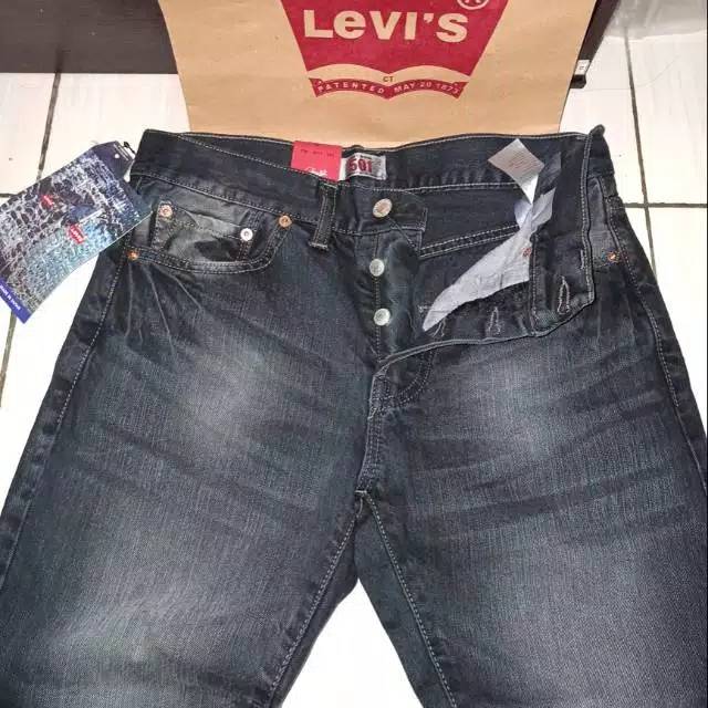  CELANA  JEANS PRIA  LEVI S  501 IMPORT USA ABU  ABU  Shopee 