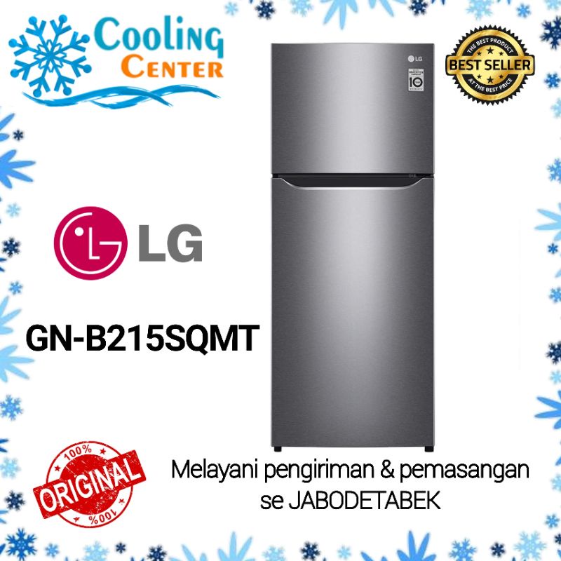 KULKAS LG GN-B 215 SQMT 2 pintu INVERTER NOFROST GN-B215SQMT lemari