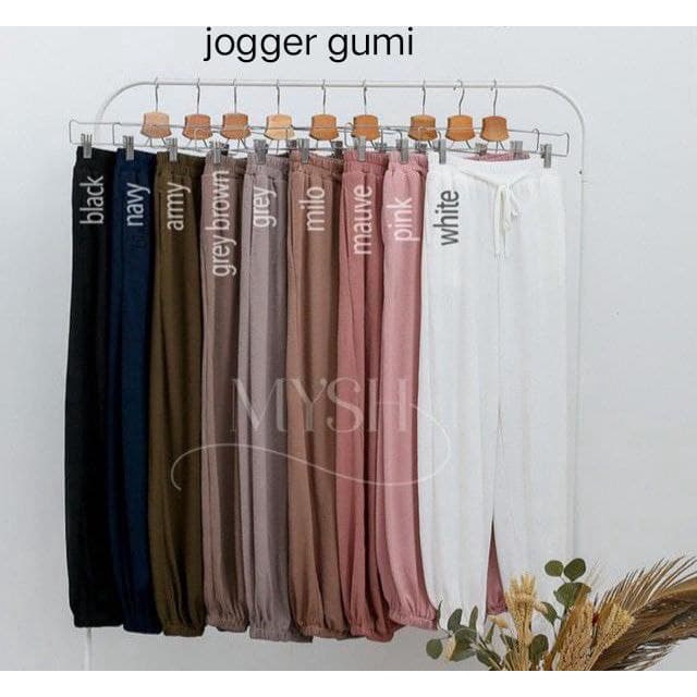 JNY.Co GUMI JOGGER / Celana Jogger Wanita