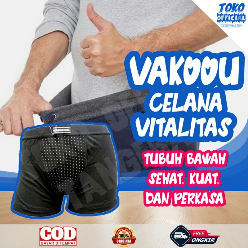Korset Celana Dalam Cowok Boxer Magnet Terapi Therapi Trapi Pembesar Mr P Kesehatan Pria Dewasa Vako