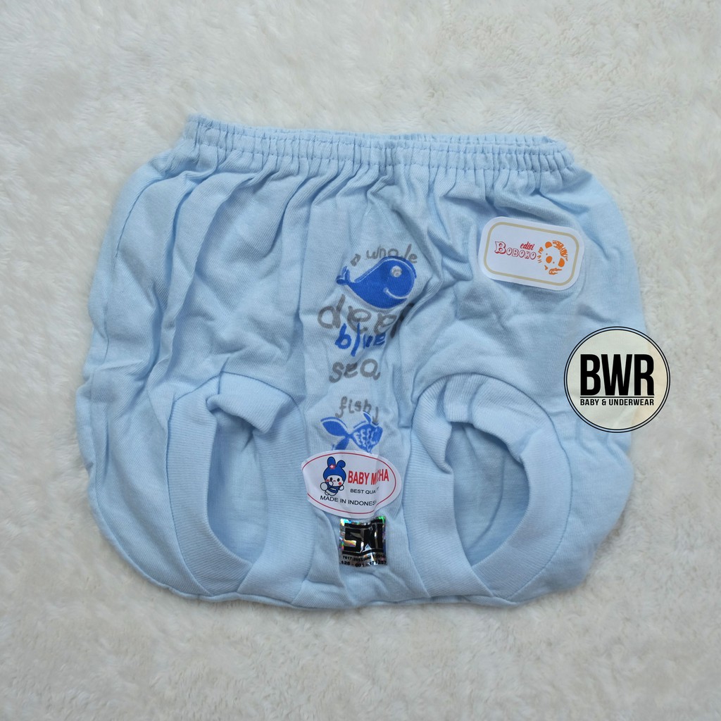 [ 4 pc ] Celana POP Boboho [ II G15 ] Celana Bayi Newborn Lubang Bulat Baby Mocha - Bwr