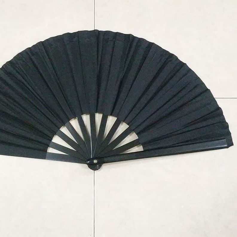 Kipas Tari Polos / Kipas Tari Besar / Kipas Tari Merah Hitam putih / Kipas Tari Keprek kipas tari po