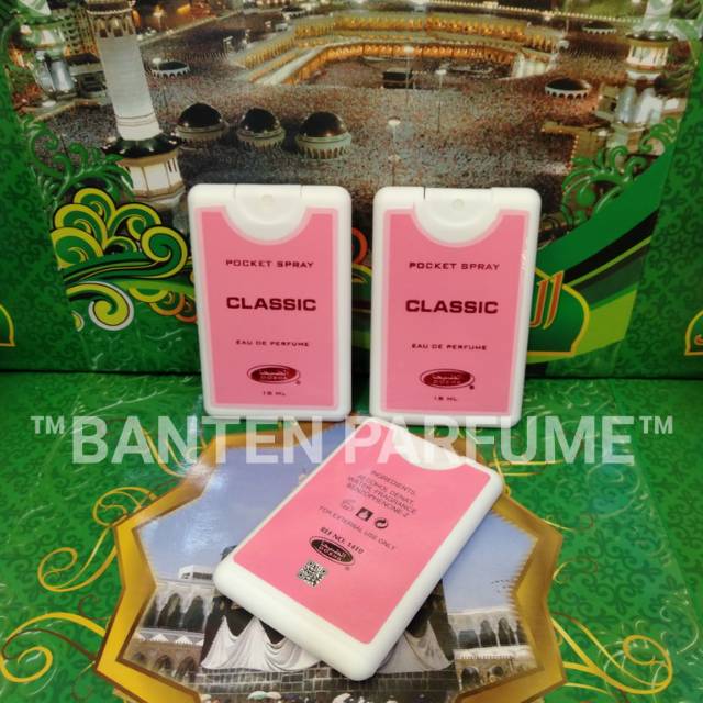 CLASSIC Parfume dobha pocket / minyak wangi spray