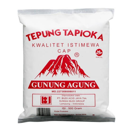 

Tepung Tapioka Gunung Agung 500 Gram