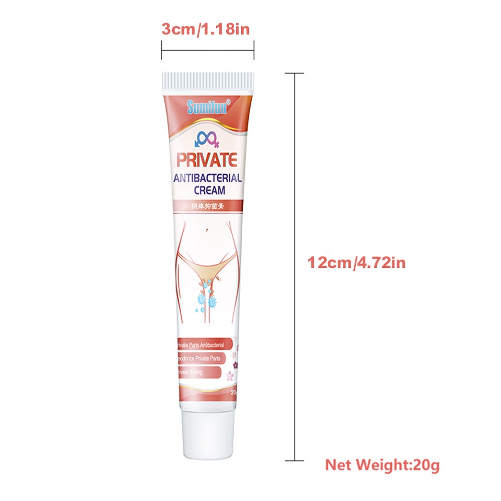 Efektif Krim Ketiak Perawatan Kebersihan Kulit Menghilangkan Bau Krim Antibakteri Pruritus Dermatitis Herbal Salep Anti-gatal Private Antibacterial Cream