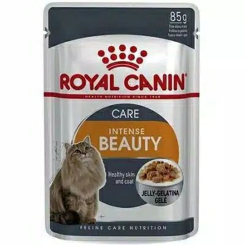 Makanan Kucing Royal Canin Pouch Adult Intense Beauty 85Gr