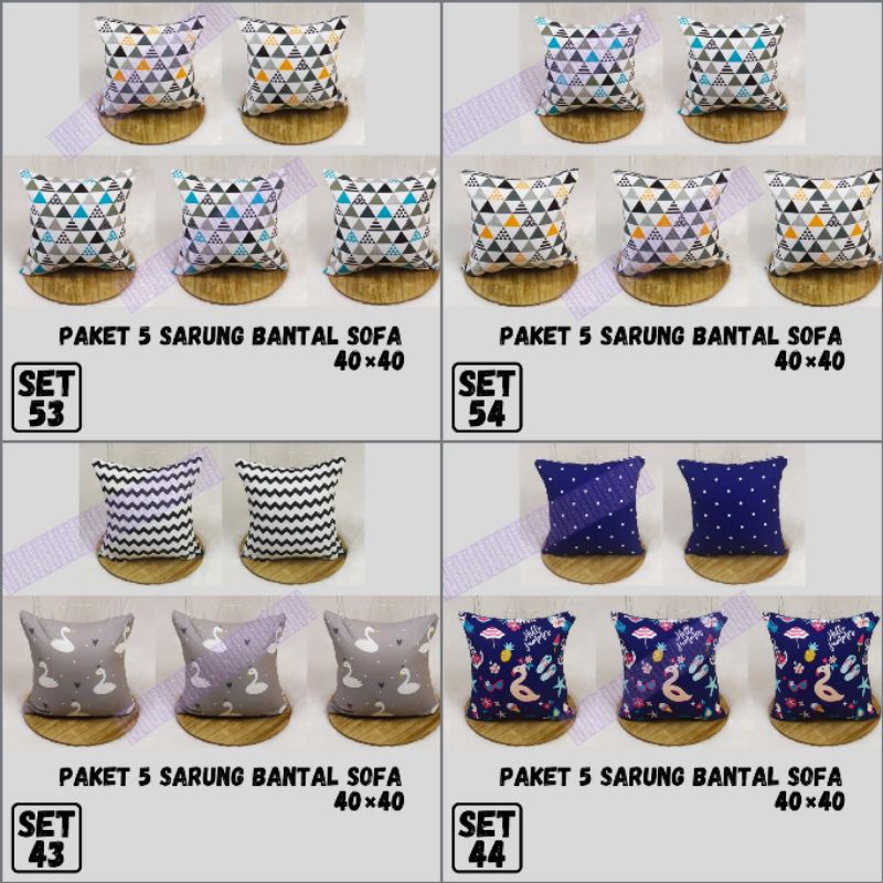 SARUNG BANTAL SOFA SET 40×40