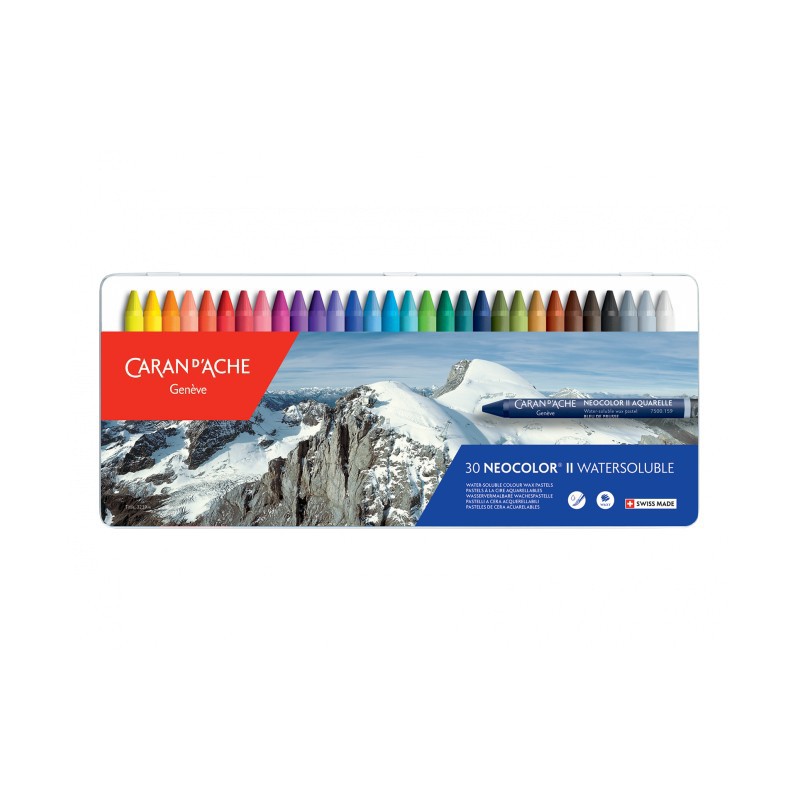 

CRAYON CARANDACHE NEOCOLOR II / 2 30 Warna Watersoluble Larut air