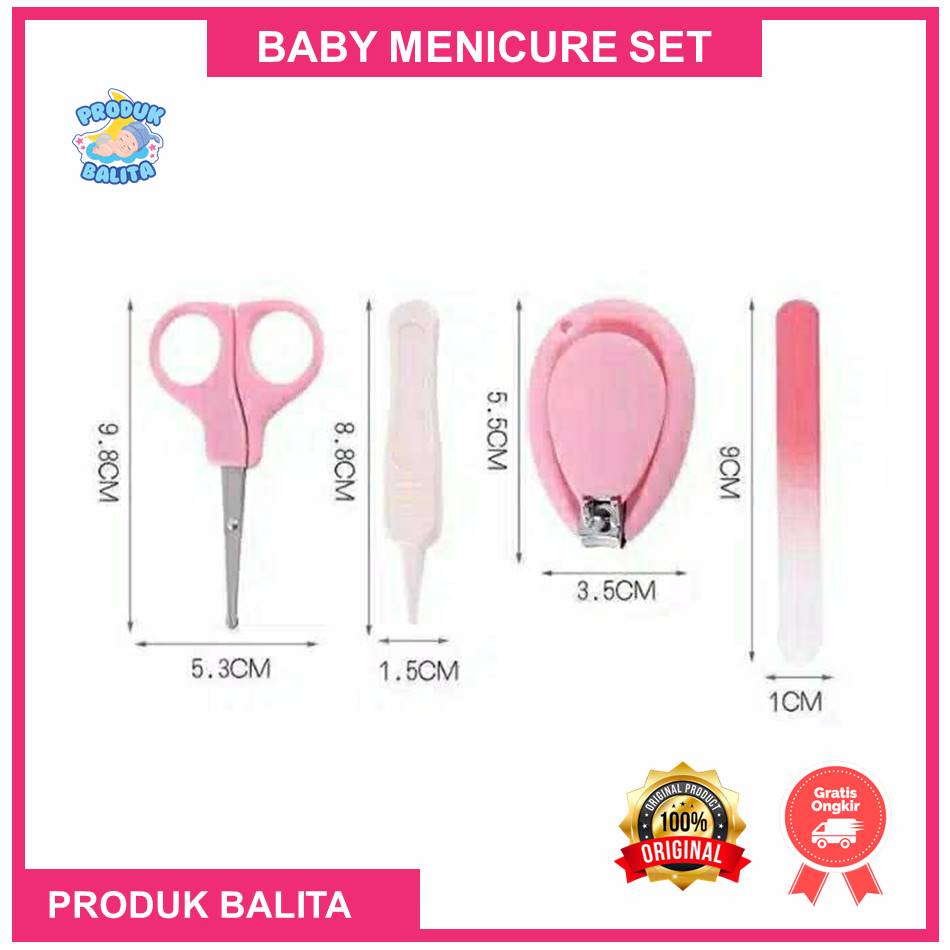 Set Menicure Bayi 4in1 Gunting Kuku Bayi Nail clippers baby