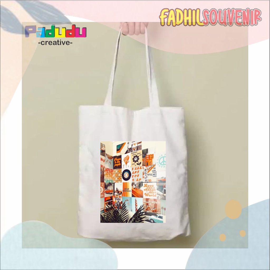 TOTEBAG BIG Vibes Print Kit Tote bag Varian