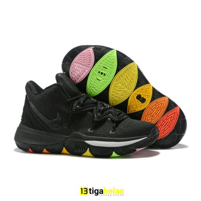 Jual SEPATU NIKE KYRIE 5 black rainbow 