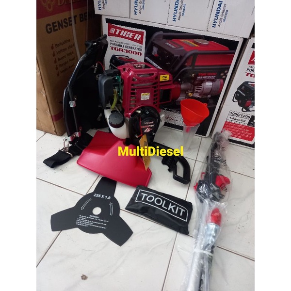 Brus Cutter YAMAMAX 4 Tak × Mesin Potong Rumput YAMAMAX PRO YX35 4Tak