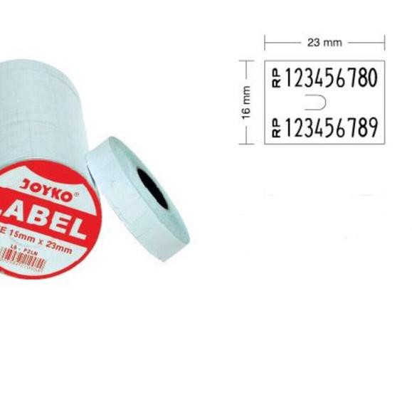 

PALING HOT!! KODE-713 Kertas Stiker Label harga 2 line Joyko (10 Roll)