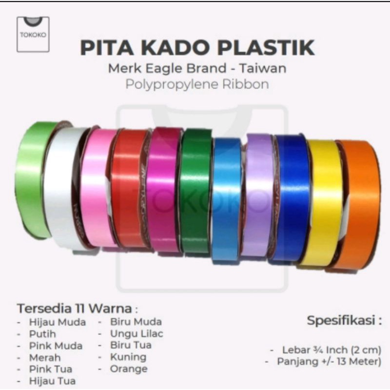 

TALI PITA JEPANG DAN SATIN / 10 METER