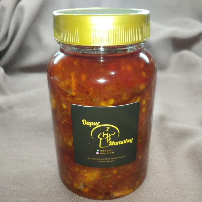 

[[BISA COD]] Sambal baby cumi (dapur mama key) - Sedang, Teri medan300gr Kode 1219