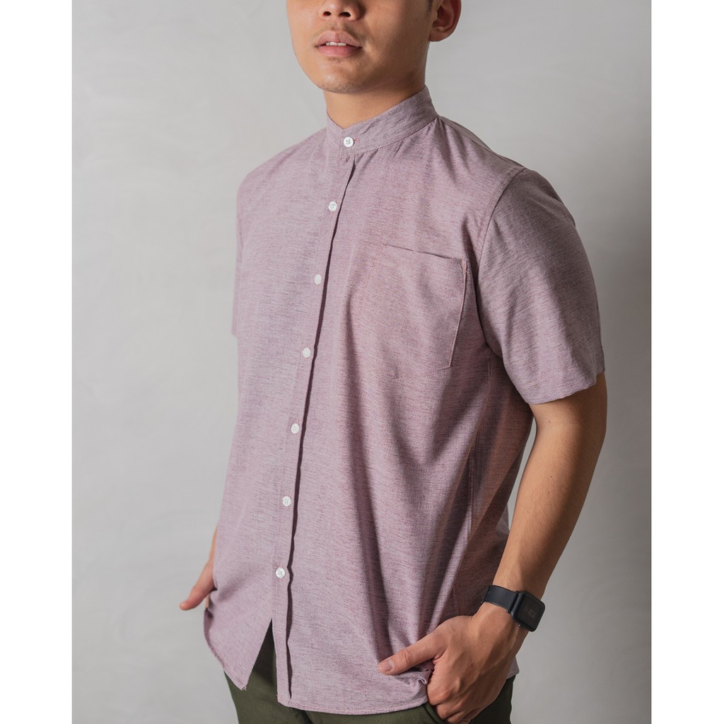 Heilig Shirt Plain As Day - Soft Maroon