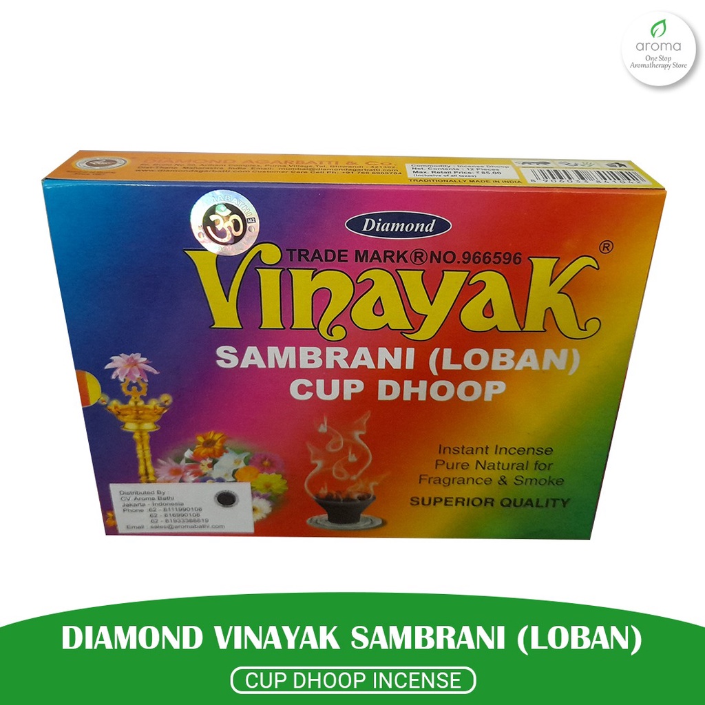 Dupa India (Aromaterapi) Cup Dhoop - Vinayak Sambrani