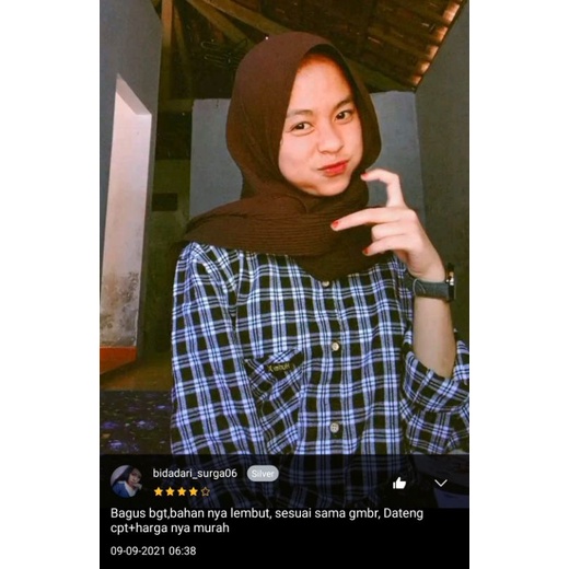 kemeja wanita kemeja flanel wanita flanel wanita kemeja kotak-kotak wanita flanel-5