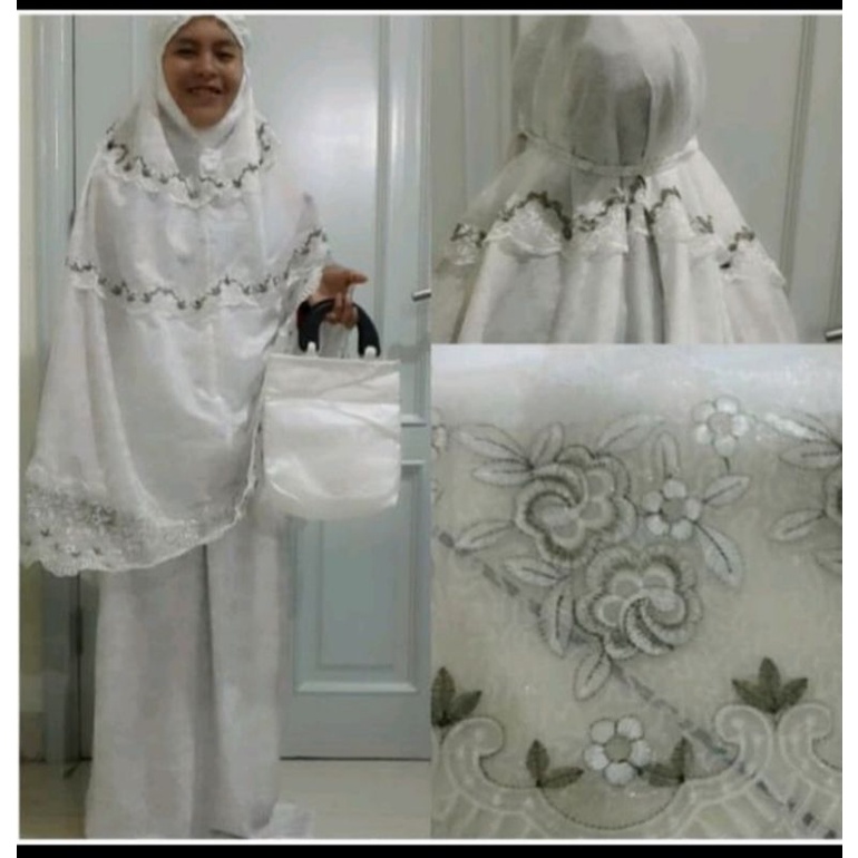 Mukena Dewasa Renda / Mukena Putih dan Mukena Cantik