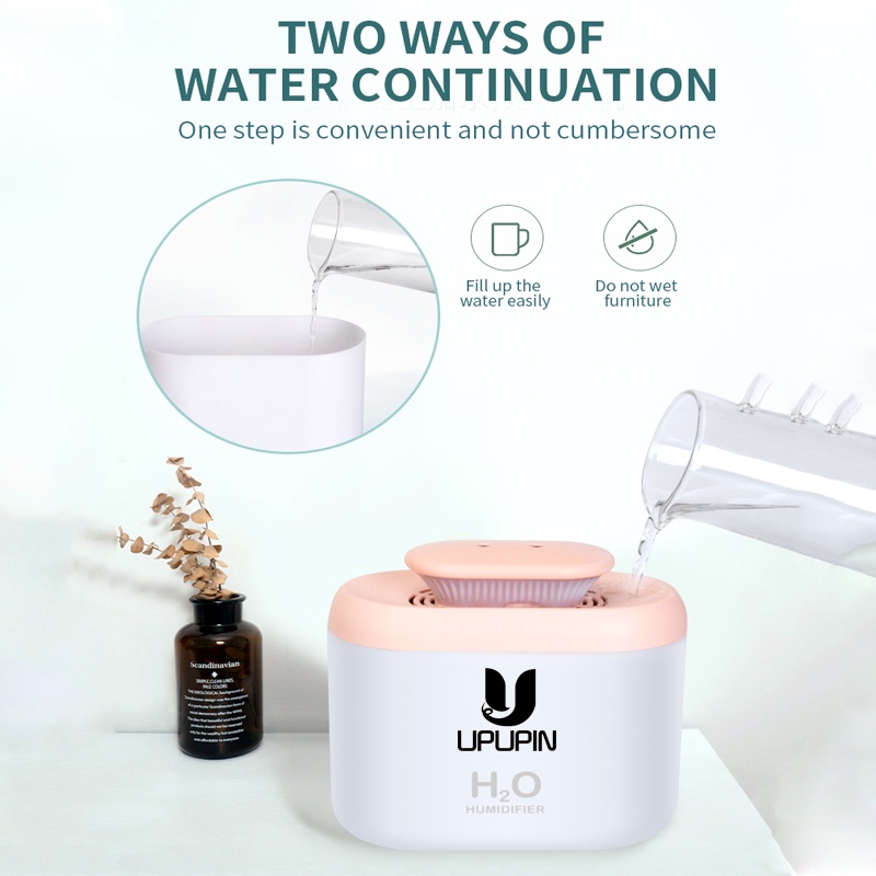 UPUPIN Humidifier Air 3300ml Aromaterapi Diffuser Dengan 7 color HUMIDIFIER DIFFUSER-2