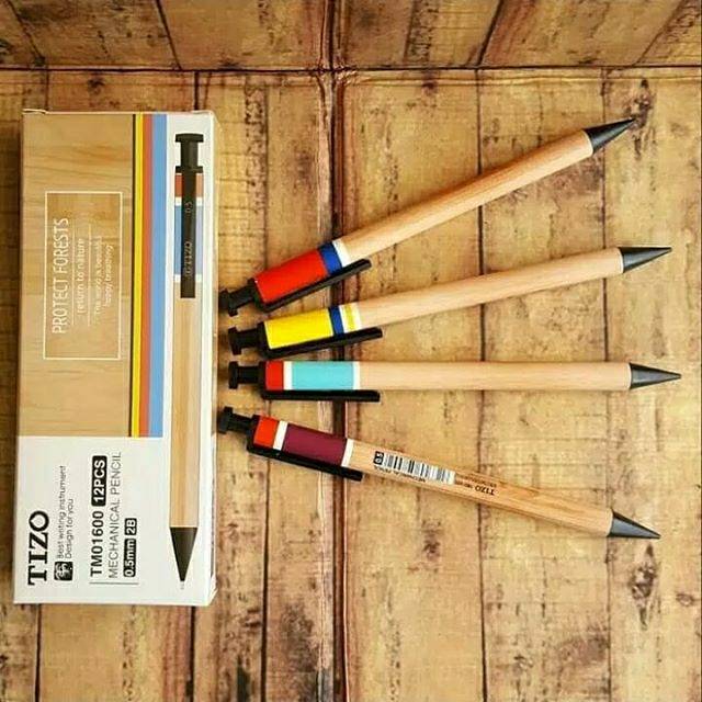 

Pensil mekanik tizo motif kayu