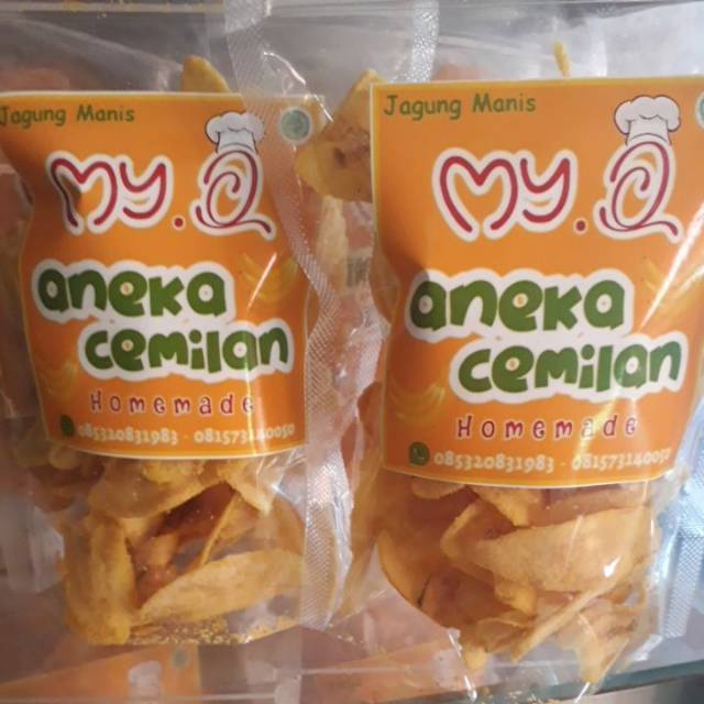 

Kripik pisang rasa "jagung manis