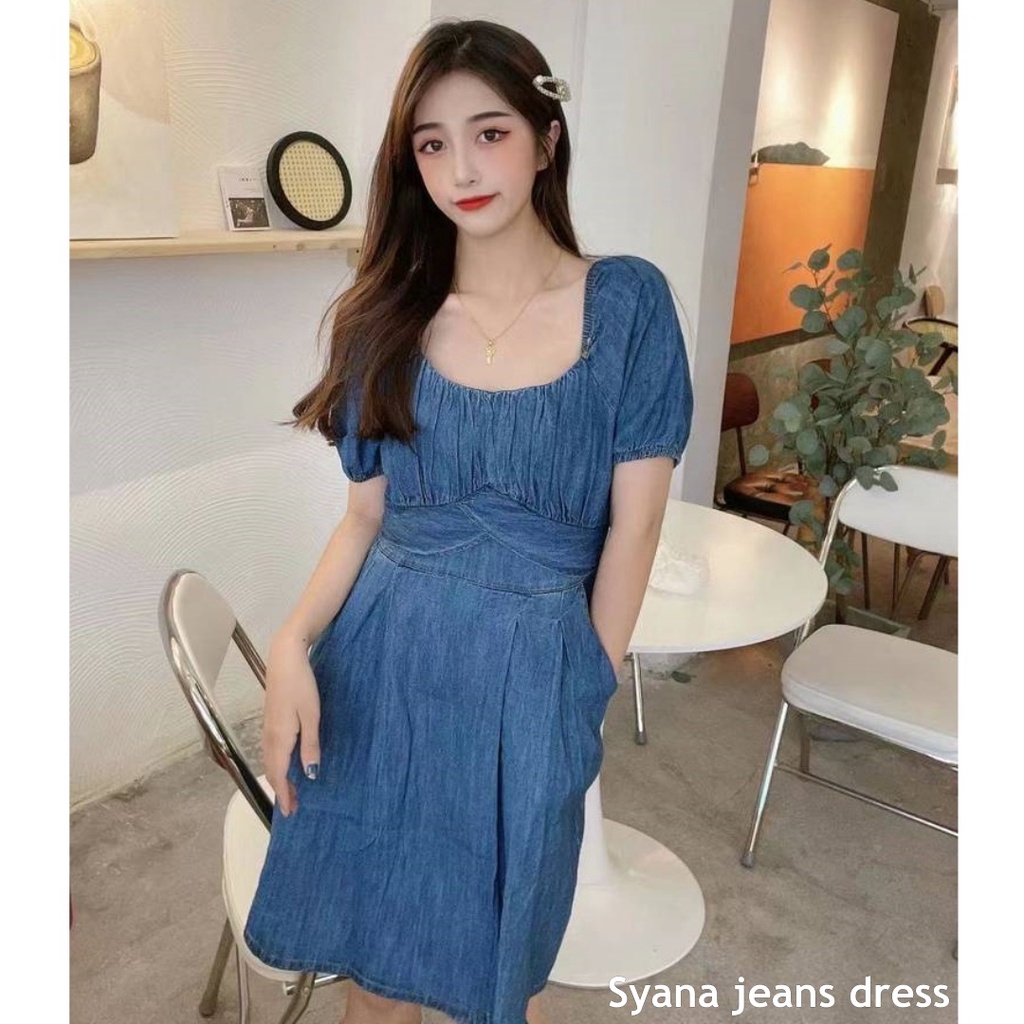 Syana jeans dress - Thejanclothes