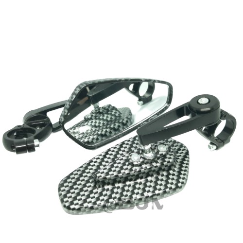 SPION JALU LIPAT BAR END TRIOVAL OVAL CARBON KARBON CNC UNIVERSAL