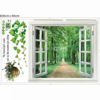 WALL STICKER 3D JENDELA STIKER Shopee Indonesia WALL STICKER 3D JENDELA STIKER Shopee Indonesia