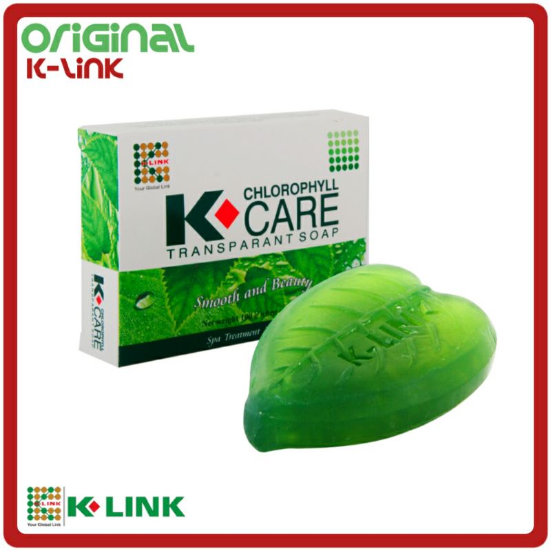 K-CARE CHLOROPHYLL TRANSPARENT SOAP SABUN KLOROFIL
