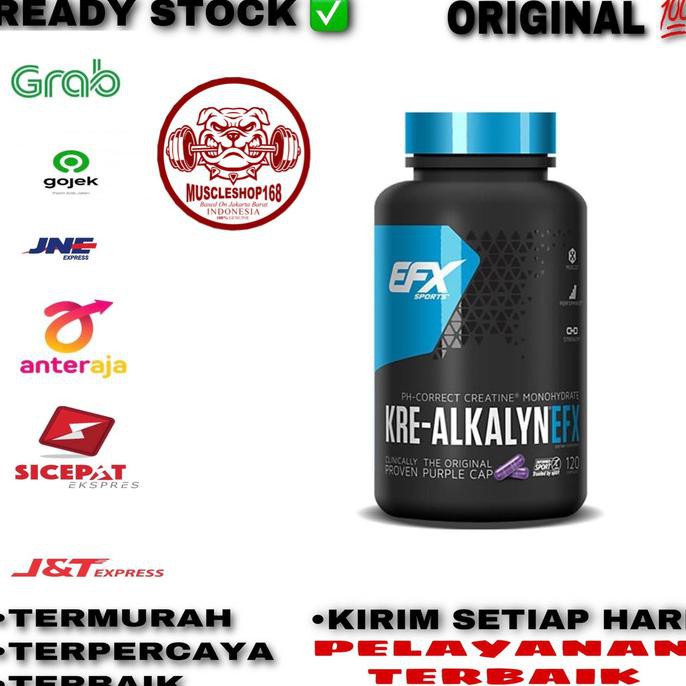 BIGSALE Krealkalyn EFX Kre Alkalyn 120 Capsul Creatine HCL Creatine No Loading