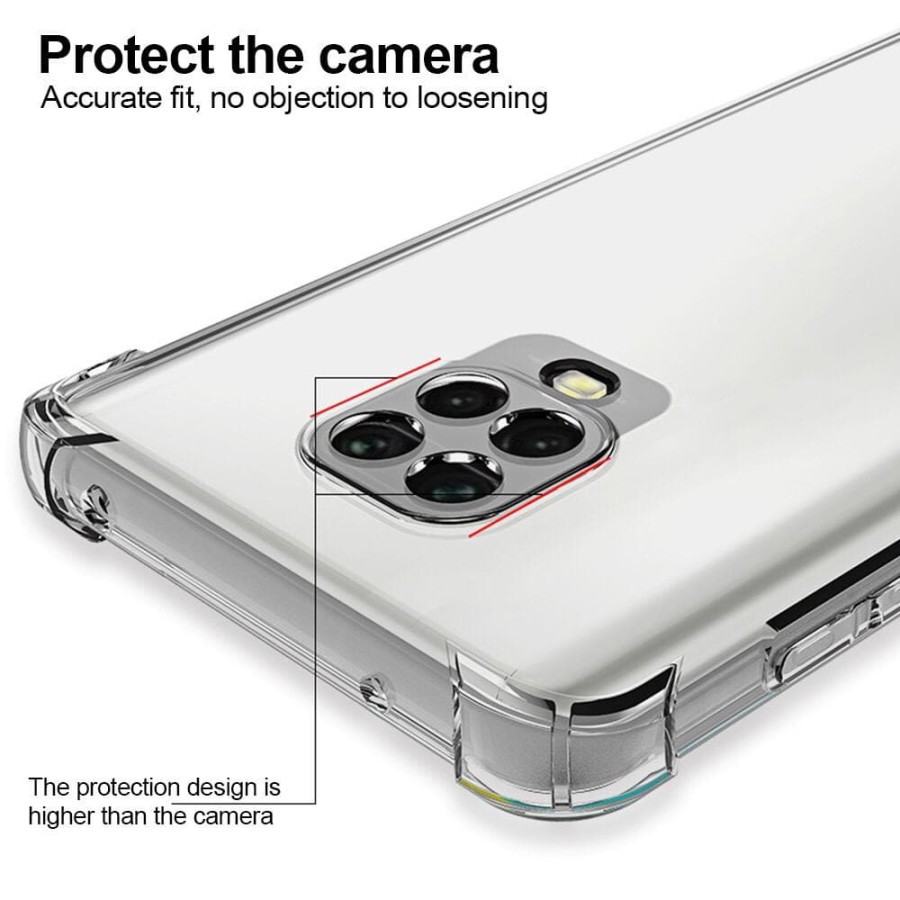 REDMI A2 A1 12C 10C 10 5G NOTE 10 5G NOTE 10 10S 10 PRO NOTE 9 9 PRO CASE SOFTCASE BENING HD CRACK TRANSPARAN CLEAR 1.5mm SILIKON CASING PROTECT CAMERA COVER PELINDUNG KAMERA