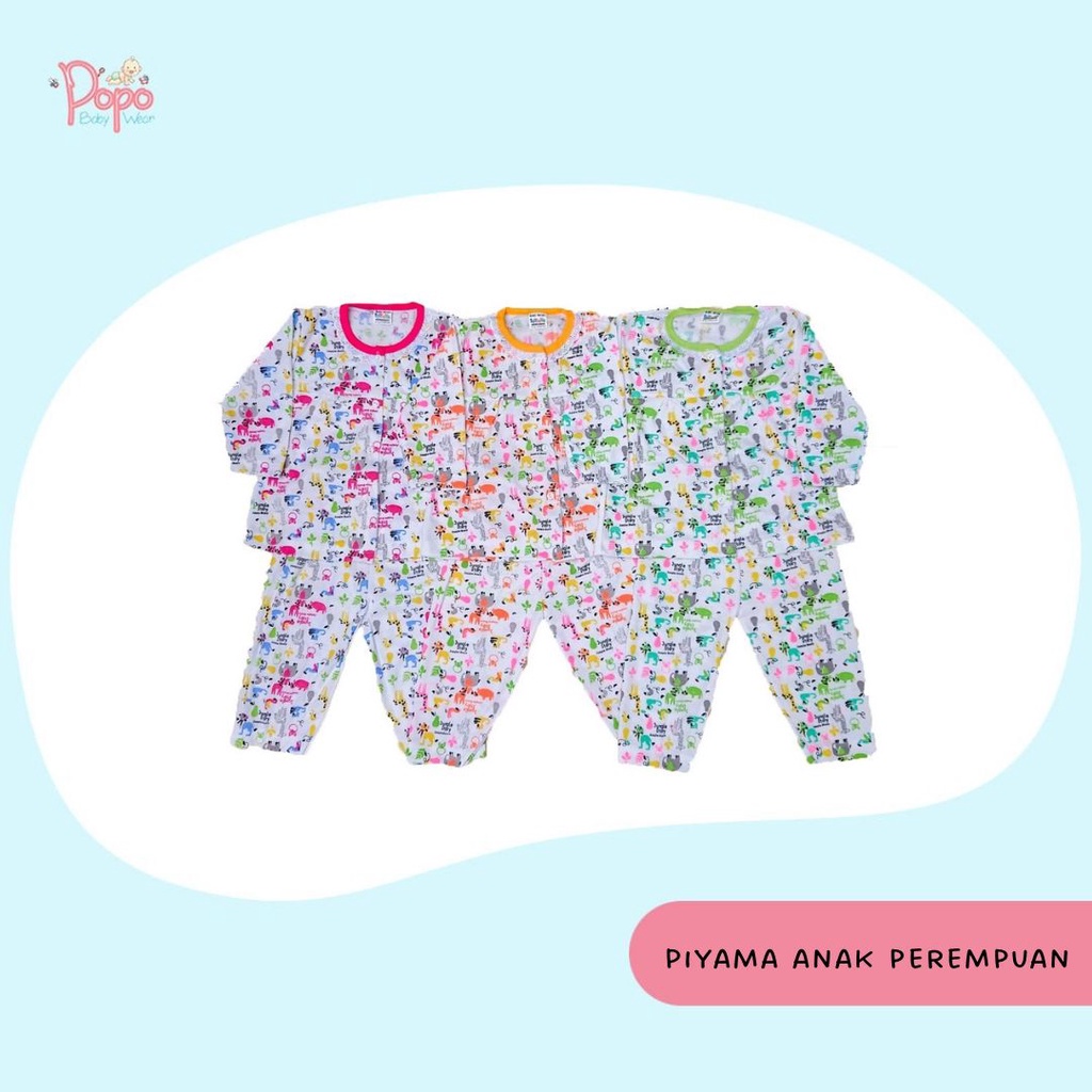 SETELAN PIYAMA PANJANG BAYI/ANAK PEREMPUAN /PAJAMAS SET (SYFN)