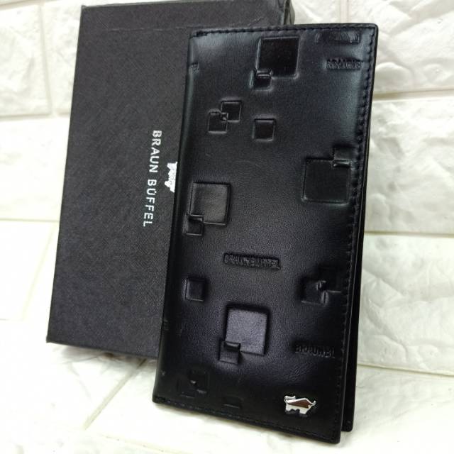 Dompet panjang Braun Buffel Leather embos