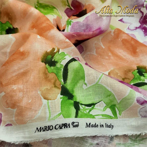 

Alta Moda Linen Motif Fancy Full Capra Floral Abstrak Orange (1 M)