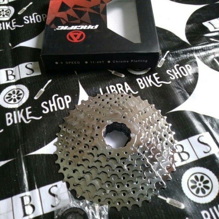 SPROCKET PACIFIC 9 SPEED 11-40T FULL CHROME L SPROCKET 9 SPEED PACIFIC