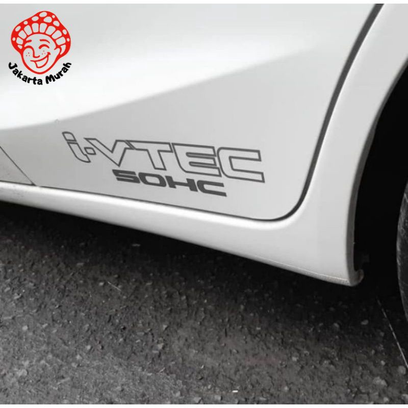 stiker mobil I-VTEC SOHC/ DOHC Honda jazzbrio city Sticker -vtec - DOHC
