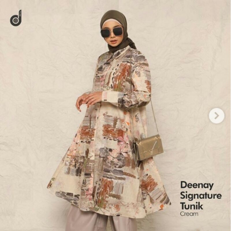 signature tunik cream by deenay