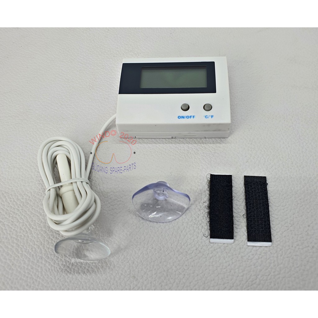 ALAT UKUR SUHU IN/OUT | PENGUKUR TEMPERATURE RUANGAN / AQUARIUM | DIGITAL THERMOMETER ELITEC ST-A1