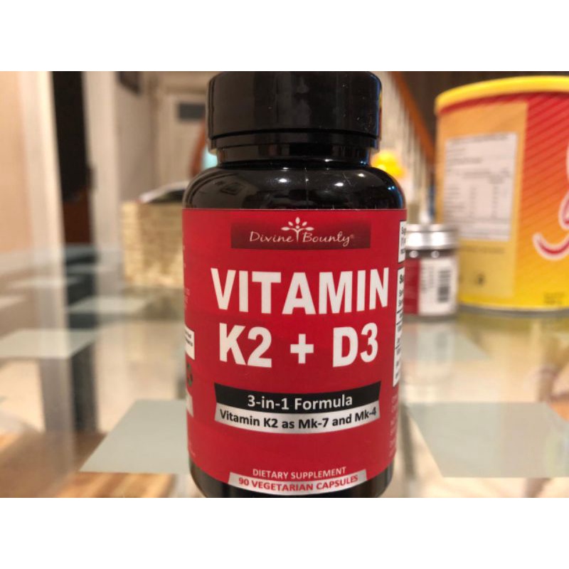 Vitamin D3 K2 5000 IU Divine Bounty