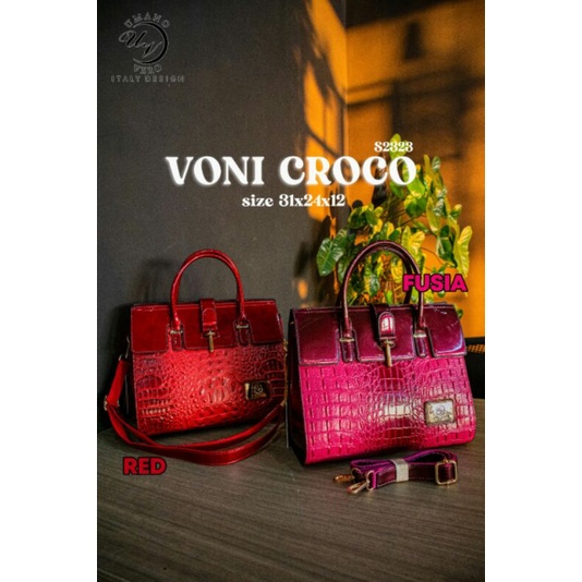 TAS UMANO VERO CROCO / VONY CROCO / ORIGINAL 100% UANG KRMBALI/s2323