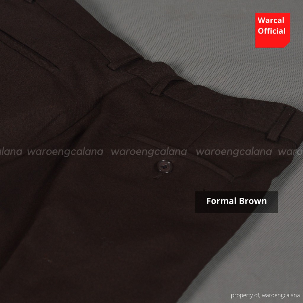 Celana Kerja Casual Formal Brown