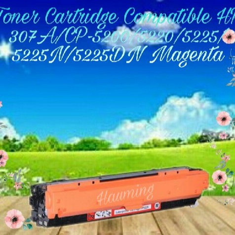 Toner Cartridge Compatible HP 307A CP5200 CP5220 CP5225 CP5225n CP5225dn CP-5225 CE743A Magenta