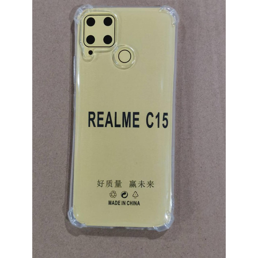 Anti Crack Realme C15 6.5 inch Soft Case Jelly REALME C15 Tahan Benturan