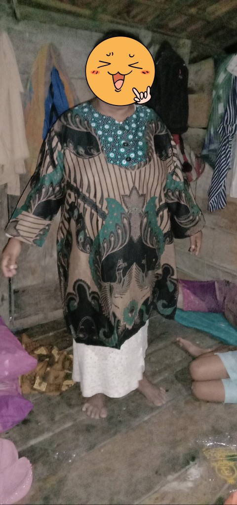 Atasan Tunik Batik Super Duper Jumbo Xxxxxxl 140 Cm Tunik Jumbo Ta012