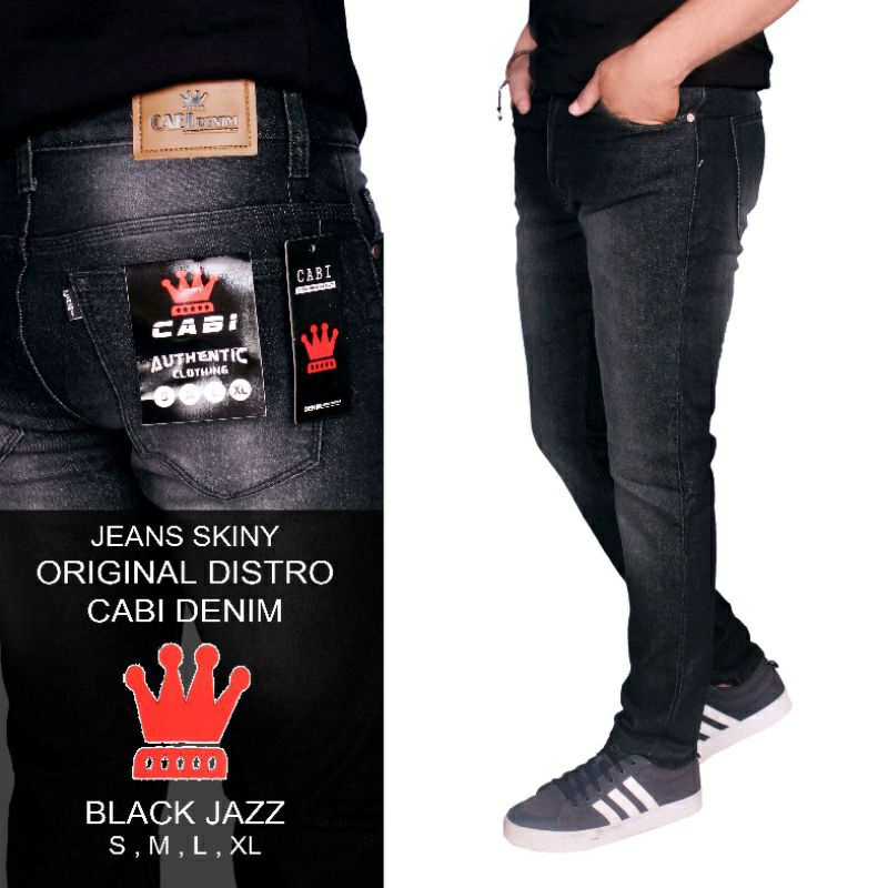 Celana Jeans Stret Slim Fit Panjang Pria Celana Distro