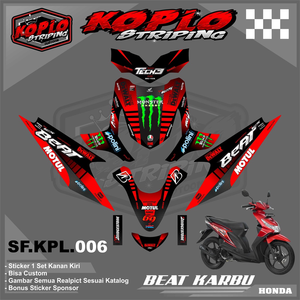 Jual Sticker Decal Full Body Beat Karbu - Sticker Decal Full Body Beat ...